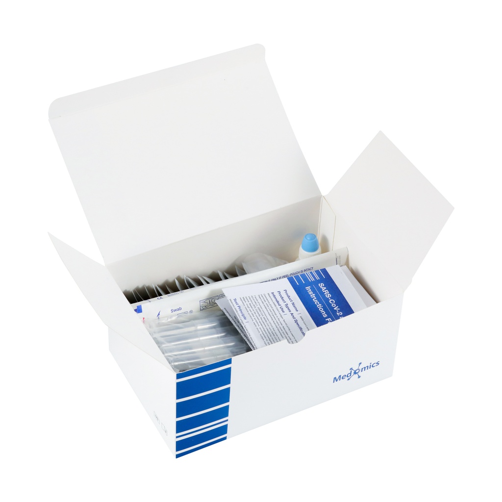 MEDOMICS SARSCOV2 ANTIGEN TEST KIT (LFIA) 20 TEST (PROFESSIONAL